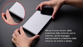 Guida allinstallazione di un protettore per schermo in vetro temperato su Switch [upl. by Urba]