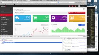 Metronic Flot Charts Beginner Tutorial  Part 1 of 2 [upl. by Enyrehtak]