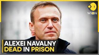 Alexei Navalny dead in prison says Russia  Navalnys team says not informed about his death  WION [upl. by Rona]