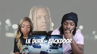 Lil Durk  Backdoor Official Music Video  REACTION VIDEO [upl. by Craggie]