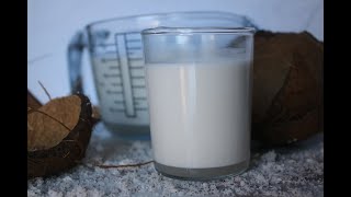 Comment faire le lait de coco maison  bouillondesaveurs [upl. by Hilarius]