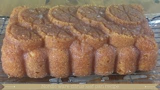 Nordic Ware UK Citrus Loaf Bundt Pan Recipe [upl. by Renie]