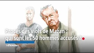 Procès des viols de Mazan  qui sont les 50 hommes accusés [upl. by Tigdirb]