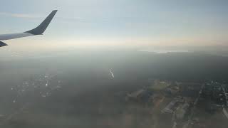 Landing in Brandenburg Airport Berlin in a British Airways Embraer 190SR [upl. by Harty]