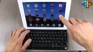 Logitech Ultrathin Keyboard Cover für das iPad vorgestellt [upl. by Anoblav942]