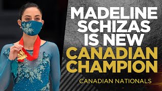 Madeline Schizas is Canadas new national champ unofficially punches ticket to Olympics [upl. by Wincer757]