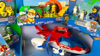 Paw Patrol toy Collection  Air Patroller Adventure Bay Animal Rescue Robodog Rocky Rubble [upl. by Maram281]