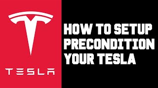 Tesla How To Precondition Battery From App or From Car  How To Setup Tesla Precondition Schedule [upl. by Kimon]