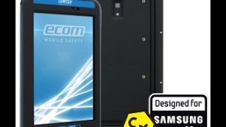 Ecom TabEx 01 Series ATEX Certified Hazardous Area Tablet Computer [upl. by Aihtnic]