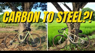 SWITCHED from Carbon Frameset to Chromoly Steel  Traction Atlas  Bike Vlog 26 SIKLISTITA [upl. by Yeleen]