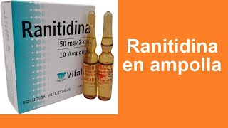 🔴 DOSIS PEDIATRICA DE RANITIDINA EN AMPOLLA [upl. by Ailana]