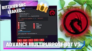 How to Make a Discord Multipurpose Bot v5  BITZXIER SRC LEAKED  Kronix [upl. by Pare]