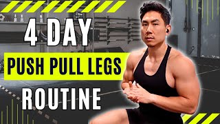 4 Day Push Pull Legs  Exercises amp How to Schedule [upl. by Eldon]