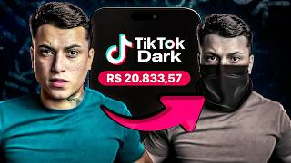 TIKTOK DARK COMO CRIAR E MONETIZAR RÁPIDO 20K POR MES [upl. by Eitsud]