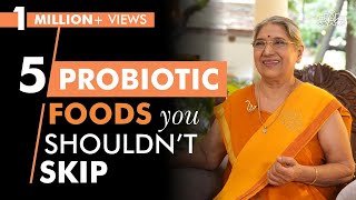 The best Probiotic foods to improve gut health  Dr Hansaji Yogendra [upl. by Gearard]