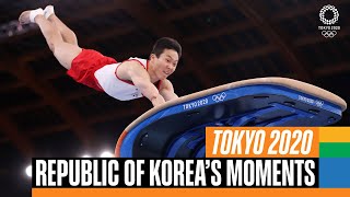 🇰🇷 🥇 Republic of Koreas gold medal moments at Tokyo2020  Anthems [upl. by Ferdinand]