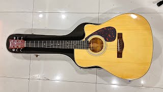 đàn guitar acoustic FX370c EQ Giá 2tr600k  test guitar yamaha FX370C  0936057750 [upl. by Nerok]