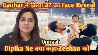 Gauhar Khan Face Reveal Zehaan Zaid Darbar Gauhar Khan Dipika ki Duniya New vlog Dipika kakkar [upl. by Kaslik]