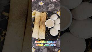 Foxtail millet idli and dosa కొర్రలతో ఇడ్లీ మరియు దోస healthybreakfastrecipeweightlossrecepi [upl. by Odlonyer]