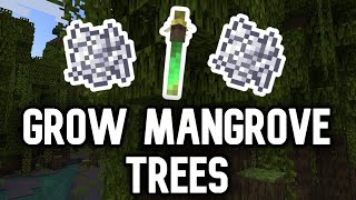 How To Grow Mangrove Trees In Minecraft [upl. by Hamner]