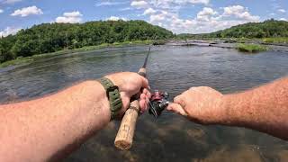 Tallapoosa River Ultra Lite Fishing [upl. by Enedan]