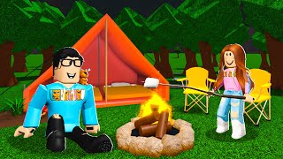 I Took Baby Hypers Sister Camping Roblox Bloxburg [upl. by Aluap]