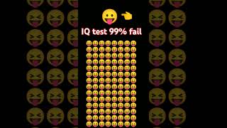 iq test game 99 fail puzzle mpossible funny gameemoji [upl. by Aerdnak]