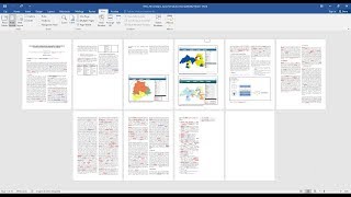 MS Word  Multiple Pages  Arrange pages side by side [upl. by Inamik]