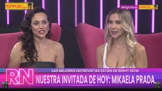 MIKAELA PRADA EN RIGHT NOW 14092024 MIKA RESCATISTA DE ANIMALES 🐶😺👏 [upl. by Airetas]