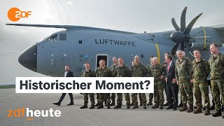 Die ZeitenwendeBrigade  Die Rolle der Bundeswehr in Litauen  heute journal [upl. by Sucam]