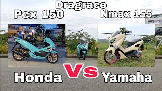 Pcx 150 VS Nmax 155 drag race [upl. by Haldi]