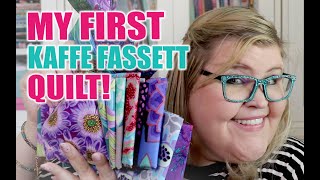 My Very First Kaffe Fassett Quilt Project  Come along with me 🤞🏼  Part 1 [upl. by Grete]