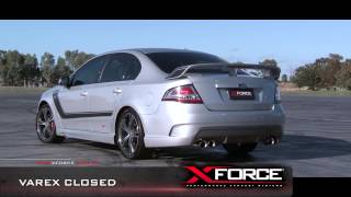 XFORCE VAREX FPV FALCON FG GT 5L Twin 3quot Performance Exhaust System [upl. by Isewk642]