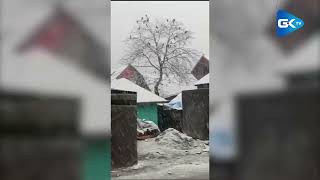 Fresh snowfall in Gulmarg Pir Ki Gali and Gurez [upl. by Sigvard]