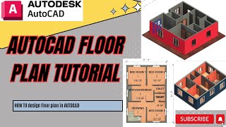 You Wont Believe How Easy Floor Plan Design Can Be autocad [upl. by Lezti]