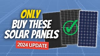 TOP 3 BEST Solar Panels of 2024 [upl. by Lekym196]