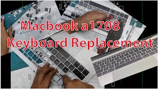 Macbook pro 2017 a1708 keyboard replacement [upl. by Merrell]