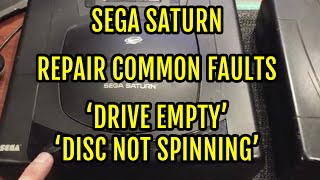 Sega Saturn not working How to Replace the Laser Disc not spinning and Drive empty issues [upl. by Akselaw]