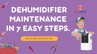 Dehumidifier Maintenance in 7 Easy Steps  Dehumidifier Servicing Guide Dehumidifier guide [upl. by Odlanier]