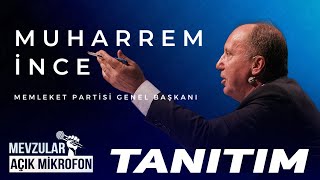 Mevzular Açık Mikrofon Tanıtım I 3 Bölüm Muharrem İnce Perşembe Yayında [upl. by Haerdna]