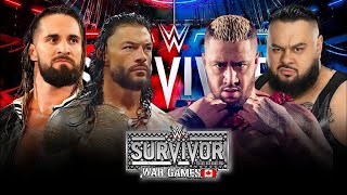 Seth Rollins amp Roman Reigns VS Solo Sikoa amp Bronson Reed l War Games l FULL Match [upl. by Gonagle]