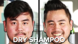 Guys Try Dry Shampoo For The First Time [upl. by Rainah]