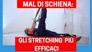 La più SEMPLICE ed EFFICACE serie di stretching per eliminare il MAL DI SCHIENA zona lombare [upl. by Stoughton556]