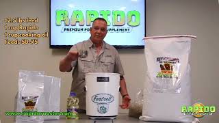 Jeff Mattocks on Feeding Rapido Premium Gamefowl Supplement to Adult Birds [upl. by Fiann]