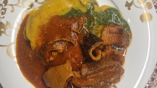 How to make easy Amala gbegiri and eweduRoselyn Inyagbo Channel [upl. by Zweig188]