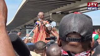 NDC Chairman Johnson Asiedu Nketia addresses the crowd at the EnoughIsEnoughDemo [upl. by Rieger]