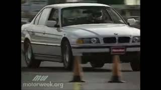 Motorweek 1995 BMW 740i E38 Road Test [upl. by Murry]