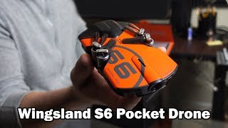 Wingsland S6 4k Pocket Drone  Is it Worth the Price [upl. by Meir]