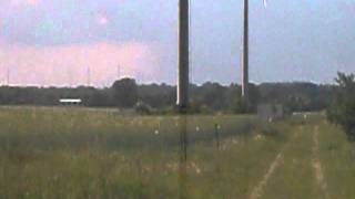 Wind turbine Lagerwey LW 27250 hits by heavy storm [upl. by Kcinimod381]