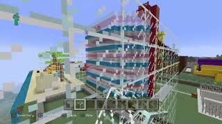 Minecraft Creative Building On Floating Island Part 58 [upl. by Aneerehs]